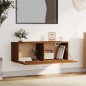 Mobile Pensile Rovere Marrone 100x36,5x35 cm Legno Multistrato Mobile Pensile Rovere Marrone 100x36,5x35 cm Legno Multistrato