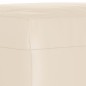 vidaXL Poggiapiedi Beige 60x50x41 cm in Tessuto Microfibra vidaXL Poggiapiedi Beige 60x50x41 cm in Tessuto Microfibra