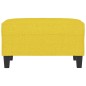 vidaXL Poggiapiedi Giallo Chiaro 70x55x41 cm in Tessuto vidaXL Poggiapiedi Giallo Chiaro 70x55x41 cm in Tessuto