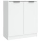 Credenze 3 pz Bianco in Legno Multistrato Credenze 3 pz Bianco in Legno Multistrato