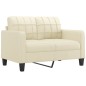 vidaXL Set di Divani 4 pz con Cuscini crema in Similpelle vidaXL Set di Divani 4 pz con Cuscini crema in Similpelle