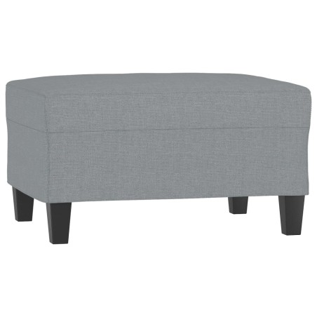 vidaXL Poggiapiedi Grigio Chiaro 70x55x41 cm in Tessuto