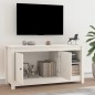 Mobile Porta TV Bianco 103x36,5x52 cm in Legno Massello di Pino Mobile Porta TV Bianco 103x36,5x52 cm in Legno Massello di Pino