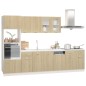 vidaXL Set Armadi da Cucina 7 pz Rovere Sonoma in Truciolato vidaXL Set Armadi da Cucina 7 pz Rovere Sonoma in Truciolato