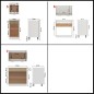 vidaXL Set Armadi da Cucina 7 pz Rovere Sonoma in Truciolato vidaXL Set Armadi da Cucina 7 pz Rovere Sonoma in Truciolato