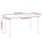 vidaXL Set da Pranzo da Giardino 7 pz Nero vidaXL Set da Pranzo da Giardino 7 pz Nero