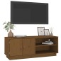 Mobile Porta TV Miele 105x34x40 cm in Legno Massello di Pino Mobile Porta TV Miele 105x34x40 cm in Legno Massello di Pino
