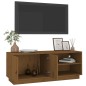 Mobile Porta TV Miele 105x34x40 cm in Legno Massello di Pino Mobile Porta TV Miele 105x34x40 cm in Legno Massello di Pino