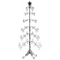 vidaXL Albero di Natale Decorativo in Metallo Nero 215 cm vidaXL Albero di Natale Decorativo in Metallo Nero 215 cm