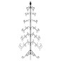 vidaXL Albero di Natale Decorativo in Metallo Nero 215 cm vidaXL Albero di Natale Decorativo in Metallo Nero 215 cm