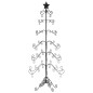 vidaXL Albero di Natale Decorativo in Metallo Nero 215 cm vidaXL Albero di Natale Decorativo in Metallo Nero 215 cm