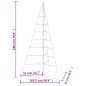 vidaXL Albero di Natale Decorativo in Metallo Nero 180 cm vidaXL Albero di Natale Decorativo in Metallo Nero 180 cm