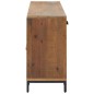 vidaXL Credenza Marrone 110x35x70 cm in Legno Massello di Pino vidaXL Credenza Marrone 110x35x70 cm in Legno Massello di Pino