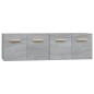 Mobili Parete 2 pz Grigio Sonoma 60x36,5x35cm Legno Multistrato Mobili Parete 2 pz Grigio Sonoma 60x36,5x35cm Legno Multistrato