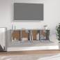 Mobili Parete 2 pz Grigio Sonoma 60x36,5x35cm Legno Multistrato Mobili Parete 2 pz Grigio Sonoma 60x36,5x35cm Legno Multistrato