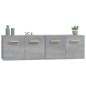 Mobili Parete 2 pz Grigio Sonoma 60x36,5x35cm Legno Multistrato Mobili Parete 2 pz Grigio Sonoma 60x36,5x35cm Legno Multistrato