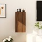 Armadietti TV Montati a Parete 2pz Rovere Marrone 30,5x30x30 cm Armadietti TV Montati a Parete 2pz Rovere Marrone 30,5x30x30 cm