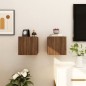Armadietti TV Montati a Parete 2pz Rovere Marrone 30,5x30x30 cm Armadietti TV Montati a Parete 2pz Rovere Marrone 30,5x30x30 cm
