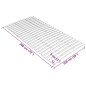 vidaXL Rete a Doghe con 24 Doghe 100x200 cm vidaXL Rete a Doghe con 24 Doghe 100x200 cm