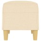 vidaXL Panca crema 70x35x41 cm in Tessuto vidaXL Panca crema 70x35x41 cm in Tessuto