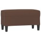 Panca Marrone 70x35x41 cm in Similpelle Panca Marrone 70x35x41 cm in Similpelle