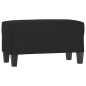Panca Nera 70x35x41 cm in Microfibra Panca Nera 70x35x41 cm in Microfibra