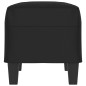 Panca Nera 70x35x41 cm in Microfibra Panca Nera 70x35x41 cm in Microfibra