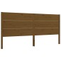 vidaXL Giroletto con Testiera Miele Super King Size Legno Massello vidaXL Giroletto con Testiera Miele Super King Size Legno Massello