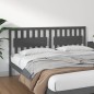 Testiera per Letto Grigia 185,5x4x100 cm Legno Massello di Pino Testiera per Letto Grigia 185,5x4x100 cm Legno Massello di Pino
