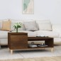 Tavolino da Salotto Rovere Marrone100x50x45cm Legno Multistrato Tavolino da Salotto Rovere Marrone100x50x45cm Legno Multistrato