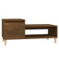 Tavolino da Salotto Rovere Marrone100x50x45cm Legno Multistrato Tavolino da Salotto Rovere Marrone100x50x45cm Legno Multistrato