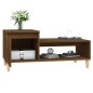 Tavolino da Salotto Rovere Marrone100x50x45cm Legno Multistrato Tavolino da Salotto Rovere Marrone100x50x45cm Legno Multistrato