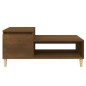 Tavolino da Salotto Rovere Marrone100x50x45cm Legno Multistrato Tavolino da Salotto Rovere Marrone100x50x45cm Legno Multistrato