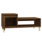 Tavolino da Salotto Rovere Marrone100x50x45cm Legno Multistrato Tavolino da Salotto Rovere Marrone100x50x45cm Legno Multistrato