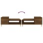 Tavolino da Salotto Rovere Marrone100x50x45cm Legno Multistrato Tavolino da Salotto Rovere Marrone100x50x45cm Legno Multistrato