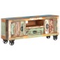 vidaXL Mobile Porta TV 120x30x50 cm in Legno Massello di Recupero vidaXL Mobile Porta TV 120x30x50 cm in Legno Massello di Recupero