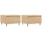 vidaXL Tavolini Salotto 2pz Rovere Sonoma 50x46x35cm Legno Multistrato