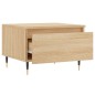 vidaXL Tavolini Salotto 2pz Rovere Sonoma 50x46x35cm Legno Multistrato