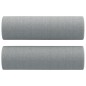 vidaXL Divano a 2 Posti con Cuscini Grigio Chiaro 120 cm in Tessuto vidaXL Divano a 2 Posti con Cuscini Grigio Chiaro 120 cm in Tessuto