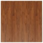 Piano Tavolo Quadrato Marrone Scuro 90x90x1,5cm Rovere Trattato