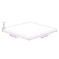 Piano Tavolo Quadrato Marrone Scuro 90x90x1,5cm Rovere Trattato