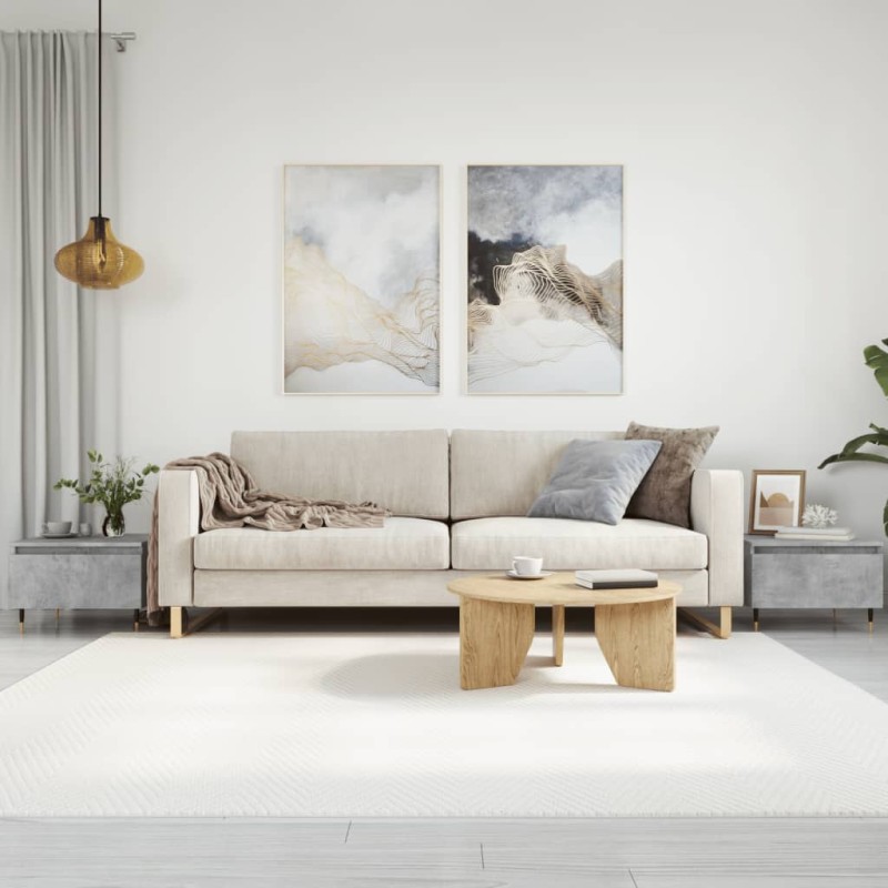 vidaXL Tavolini Salotto 2pz Grigio Cemento 50x46x35 Legno Multistrato