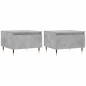 vidaXL Tavolini Salotto 2pz Grigio Cemento 50x46x35 Legno Multistrato