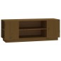 Mobile Porta TV Miele 110x35x40,5 cm in Legno Massello di Pino Mobile Porta TV Miele 110x35x40,5 cm in Legno Massello di Pino
