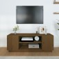 Mobile Porta TV Miele 110x35x40,5 cm in Legno Massello di Pino Mobile Porta TV Miele 110x35x40,5 cm in Legno Massello di Pino