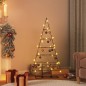 vidaXL Albero di Natale Decorativo in Metallo Nero 125 cm vidaXL Albero di Natale Decorativo in Metallo Nero 125 cm