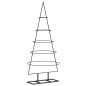 vidaXL Albero di Natale Decorativo in Metallo Nero 125 cm vidaXL Albero di Natale Decorativo in Metallo Nero 125 cm