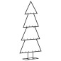 vidaXL Albero di Natale Decorativo in Metallo Nero 90 cm vidaXL Albero di Natale Decorativo in Metallo Nero 90 cm