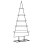 vidaXL Albero di Natale Decorativo in Metallo Nero 125 cm vidaXL Albero di Natale Decorativo in Metallo Nero 125 cm