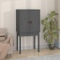 Credenza Grigia 60x40x120 cm in Legno Massello di Pino Credenza Grigia 60x40x120 cm in Legno Massello di Pino